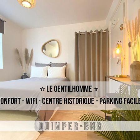 Le Gentilhomme - Studio - Entree Autonome - Plein Centre Historique Quimper Esterno foto
