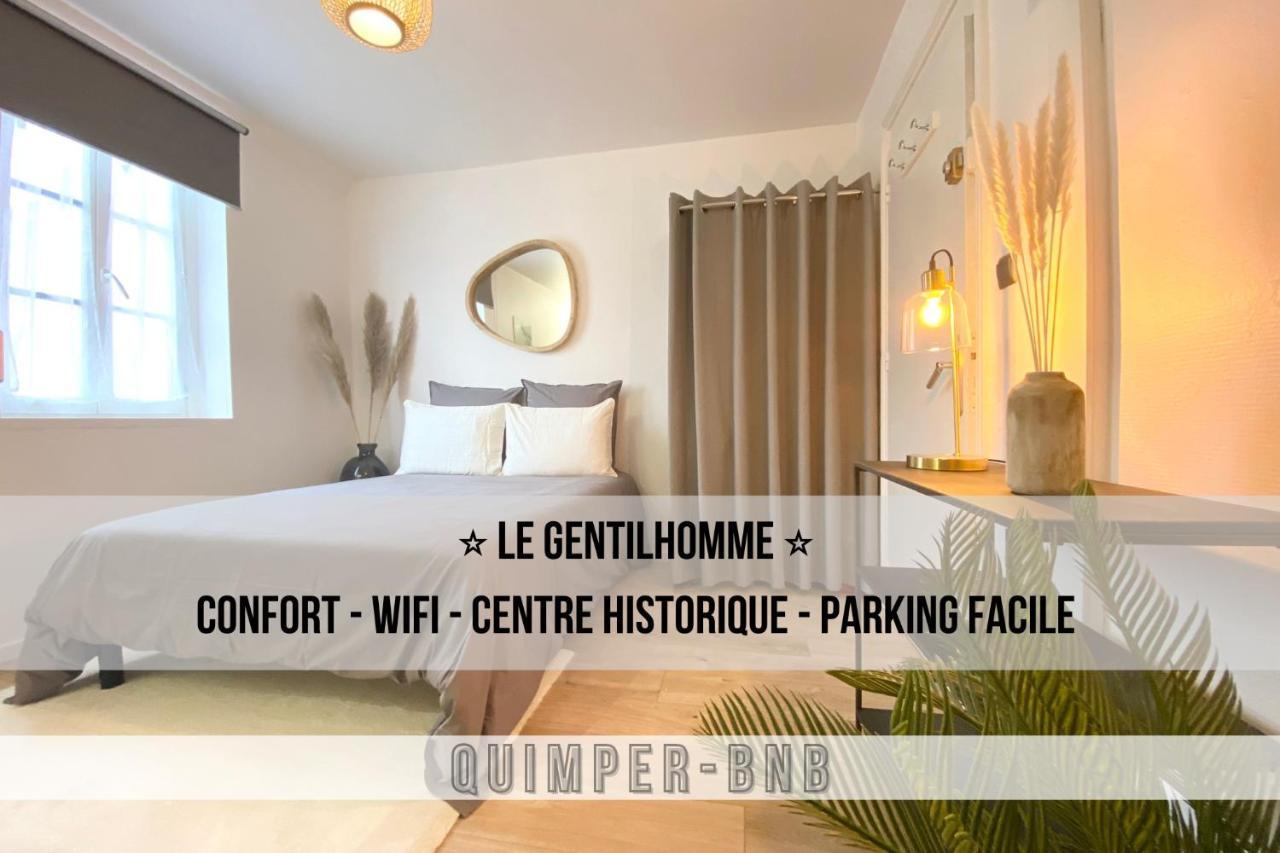 Le Gentilhomme - Studio - Entree Autonome - Plein Centre Historique Quimper Esterno foto